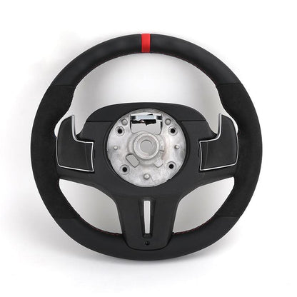 M Sport Volant Wide Paddle Alcantara Leather Steering Wheel for BMW G20 G30 X3 G01 X4 G02 G80 G22 G31 G32 G11 G12 G05 G06 - YunLexus