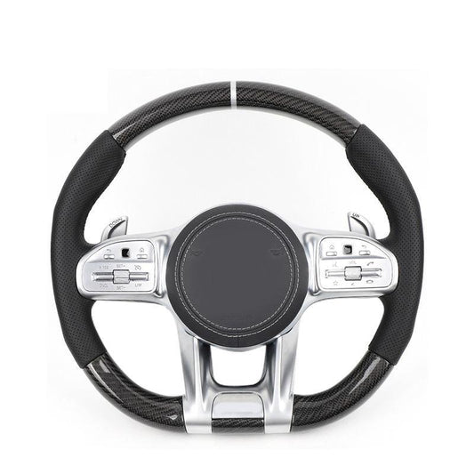 New Design Carbon Fiber Steering Wheel for Mercedes C300 C200 C180 S300 S320 S420 S500 S600 S400 S450 S350 S63 S65 GLA AMG GT
