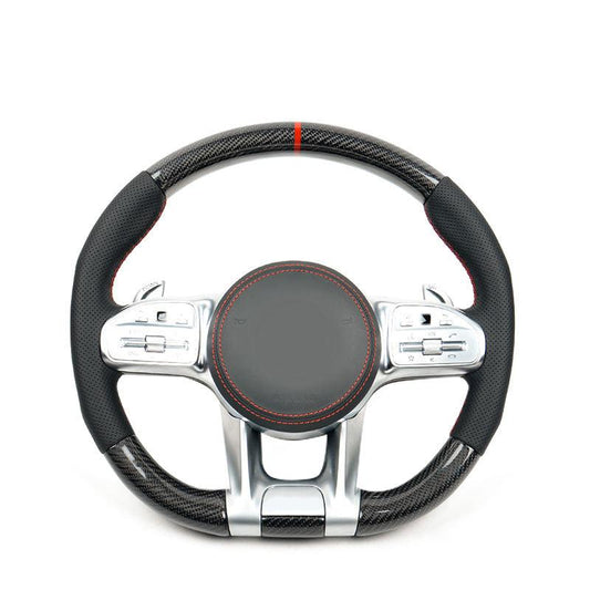 OEM Carbon Fiber Steering Wheel for Mercedes Benz AMG GT 63 S W205 W166 W177 W204 W217 W222 C63 E63 S63 G63 GT63 GLE63 GTS GTR