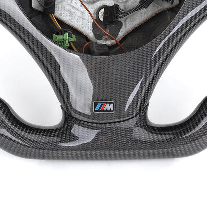 Original E Chassis Volant Carbon Fiber Steering Wheel for BMW E91 E90 E92 E93 E39 E46 E60 E61 E65 E66 E81 E82 E83 Z4 E89 E70 E71 - YunLexus