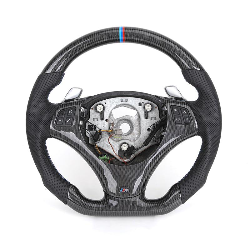 Original E Chassis Volant Carbon Fiber Steering Wheel for BMW E91 E90 E92 E93 E39 E46 E60 E61 E65 E66 E81 E82 E83 Z4 E89 E70 E71 - YunLexus