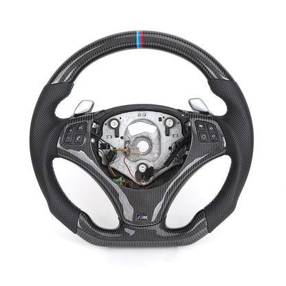 Original E Chassis Volant Carbon Fiber Steering Wheel for BMW E91 E90 E92 E93 E39 E46 E60 E61 E65 E66 E81 E82 E83 Z4 E89 E70 E71 - YunLexus