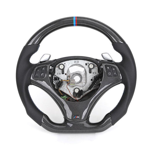 Original E Chassis Volant Carbon Fiber Steering Wheel for BMW E91 E90 E92 E93 E39 E46 E60 E61 E65 E66 E81 E82 E83 Z4 E89 E70 E71 - YunLexus