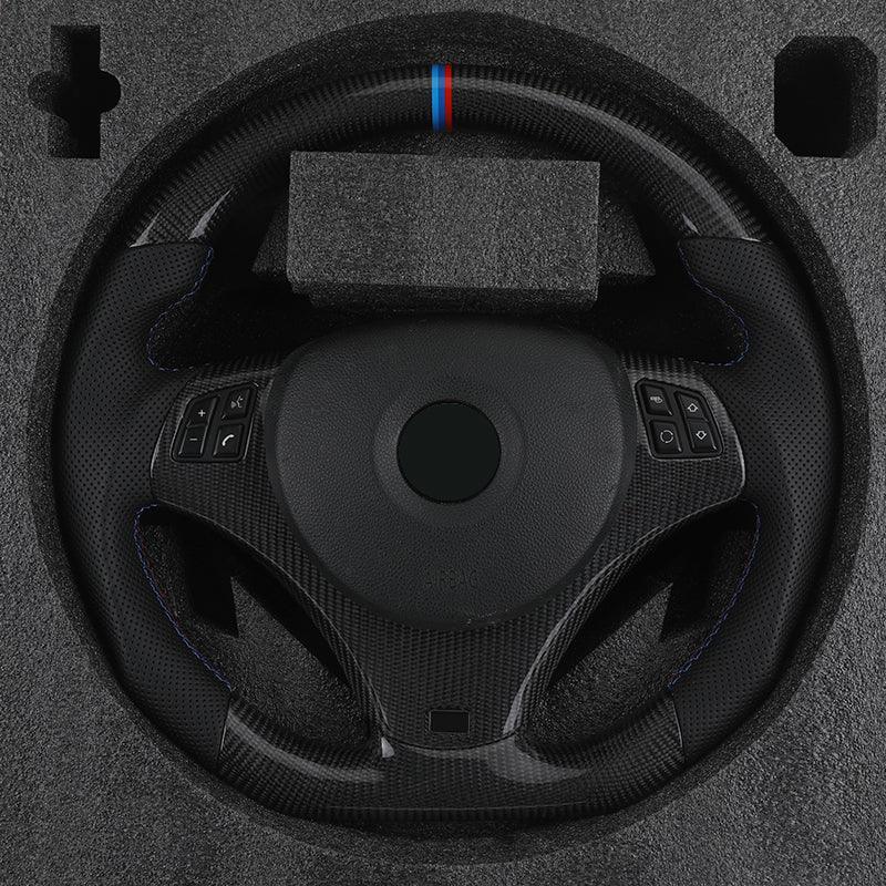 Original E Chassis Volant Carbon Fiber Steering Wheel for BMW E91 E90 E92 E93 E39 E46 E60 E61 E65 E66 E81 E82 E83 Z4 E89 E70 E71 - YunLexus