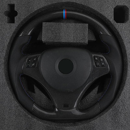 Original E Chassis Volant Carbon Fiber Steering Wheel for BMW E91 E90 E92 E93 E39 E46 E60 E61 E65 E66 E81 E82 E83 Z4 E89 E70 E71 - YunLexus