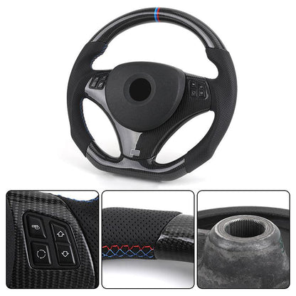 Original E Chassis Volant Carbon Fiber Steering Wheel for BMW E91 E90 E92 E93 E39 E46 E60 E61 E65 E66 E81 E82 E83 Z4 E89 E70 E71 - YunLexus