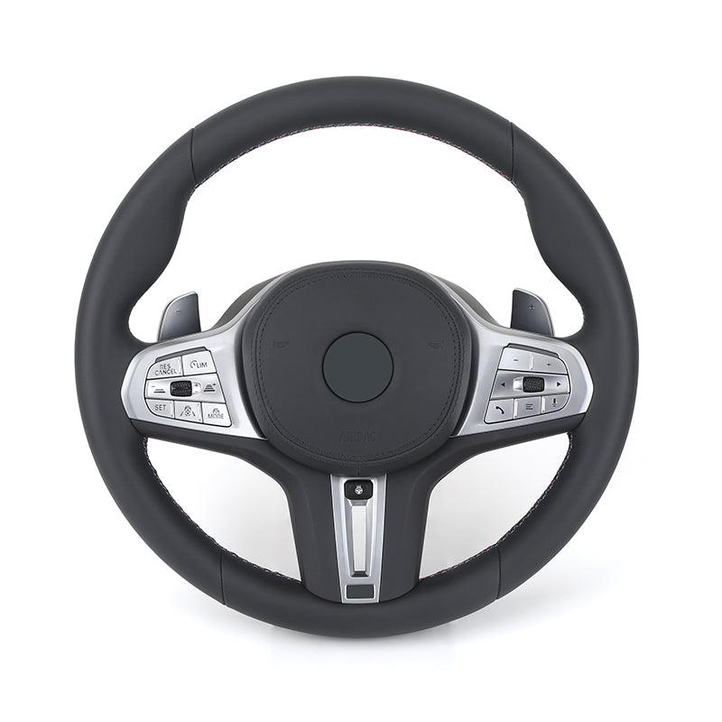 Original Heated Full Leather M Steering Wheel for BMW 7 Series G11 G12 G30 G80 M3 M4 G82 G70 X3M F97 X5M F85 X6M F86 F96 M240i - YunLexus