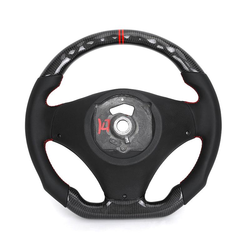 Original M Sport Half Leather Carbon Fiber Steering Wheel for BMW E39 E60 M5 E61 E81 E82 E83 E87 Z4 E89 E90 E91 E92 E93 E70 E71 - YunLexus