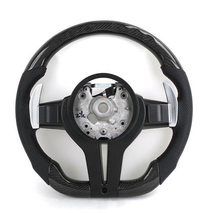 Perforated Leather Carbon M Sport Performance Steering Wheel for BMW F10 F20 F30 F02 F32 E60 E70 E92 E60 M3 F80 F90 M5 X5 F15 - YunLexus
