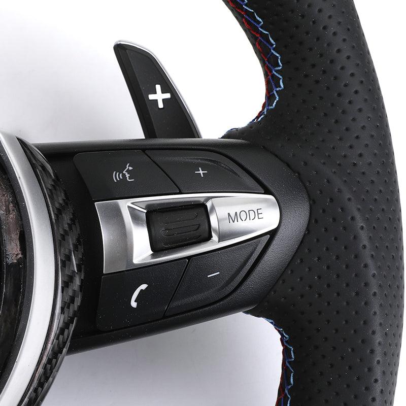 Perforated Leather Carbon M Sport Performance Steering Wheel for BMW F10 F20 F30 F02 F32 E60 E70 E92 E60 M3 F80 F90 M5 X5 F15 - YunLexus