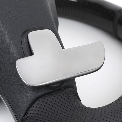 Upgrade Half Leather Carbon Fiber Steering Wheel for Mercedes Benz G Wagon W463 G63 W204 W205 W211 W212 W213 GLA X156 GLC X253 - YunLexus Custom Custom Steering Wheels for Mercedes