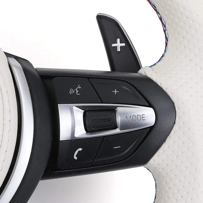 Upgrade M Sport Heated Perforated Leather Steering WHeel for BMW F10 M5 F90 F30 F20 X5 E70 X6 X6M E71 E46 M3 E39 E60 E92 Z4 M4 - YunLexus