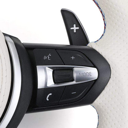 Upgrade M Sport Heated Perforated Leather Steering WHeel for BMW F10 M5 F90 F30 F20 X5 E70 X6 X6M E71 E46 M3 E39 E60 E92 Z4 M4 - YunLexus