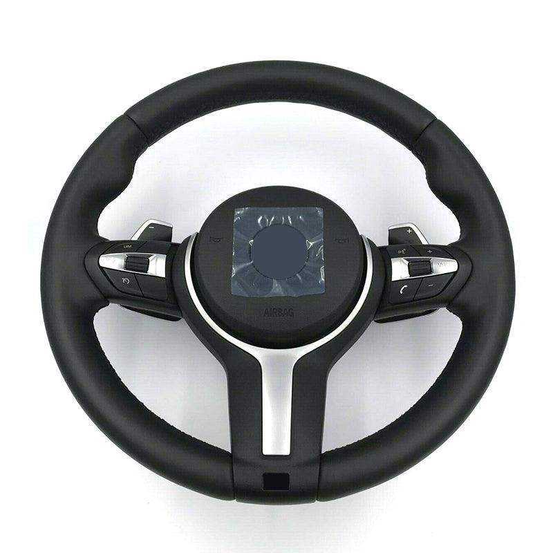 Wide Paddle M Sport Steering Wheel for BMW F10 F30 F80 E60 E90 E92 F01 F11 F20 F22 F31 X5 E70 E71 F15 X6 E71 F16 M5 M3 M4 F82 - YunLexus