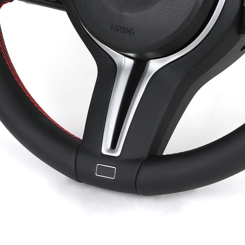 With Carbon Top Full Leather M Sport Steering Wheel for BMW F10 F11 F20 F22 F30 F32 F34 F36 F80 M3 F82 M4 F90 M5 E60 E88 E90 E92 - YunLexus