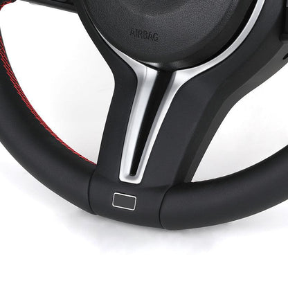 With Carbon Top Full Leather M Sport Steering Wheel for BMW F10 F11 F20 F22 F30 F32 F34 F36 F80 M3 F82 M4 F90 M5 E60 E88 E90 E92 - YunLexus