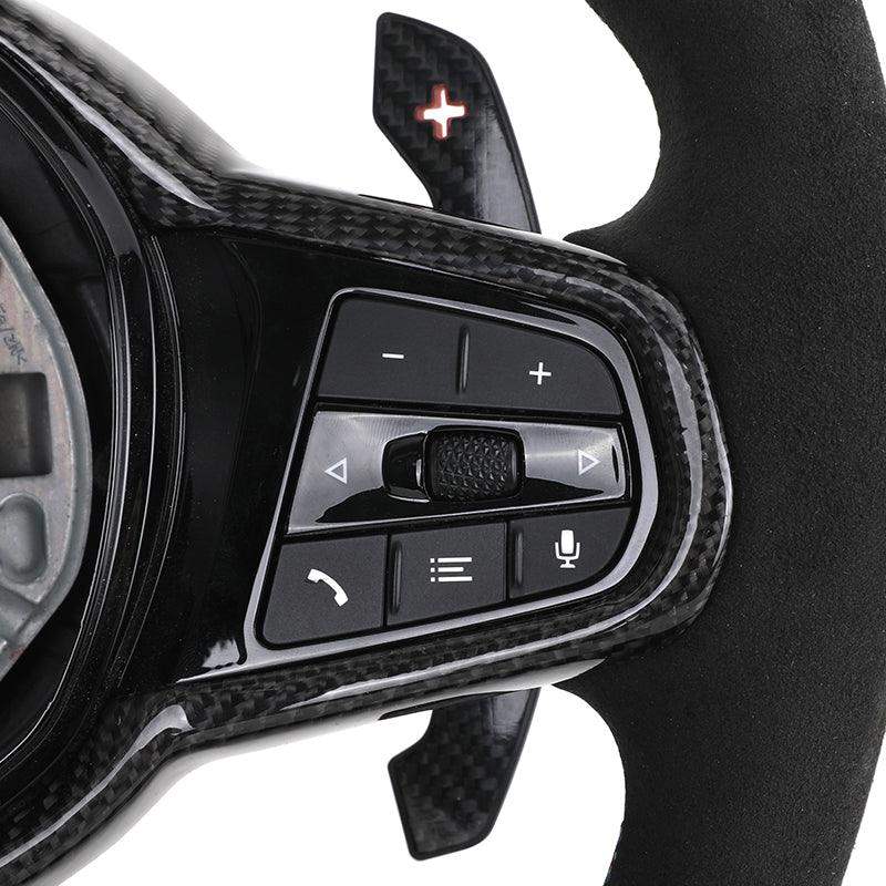 With Carbon Trim Upgrade LCI Steering Wheel for BMW G20 G30 G80 G82 G42 M4 F82 M5 F90 M3 F80 X5 F95 X6 F96 X3M F97 M8 F92 M340i - YunLexus