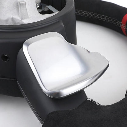With Dry Carbon Trim Round Bottom M Sport Full Alcantara Steering Wheel for BMW F10 F30 M3 F80 M4 F82 M5 F90 F40 F44 F45 F46 F45 - YunLexus