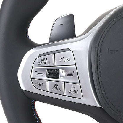 With Heated Full Leather M Sport Steering Wheel for BMW G20 G21 G80 G81 M3 G42 G82 G83 M4 G87 M2 F90 G30 M5 G11 G12 M340i M440i - YunLexus