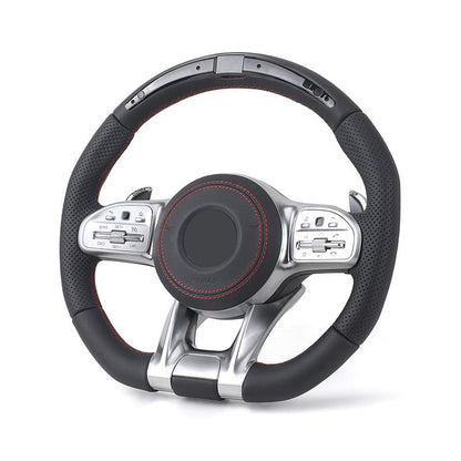 With Led Display Volant Lenkrad Sport Leather Steering Wheel for Mercedes Benz C217 W209 W204 W205 W206 w207 Coupe C63s C63 AMG - YunLexus Custom Custom Steering Wheels for Mercedes