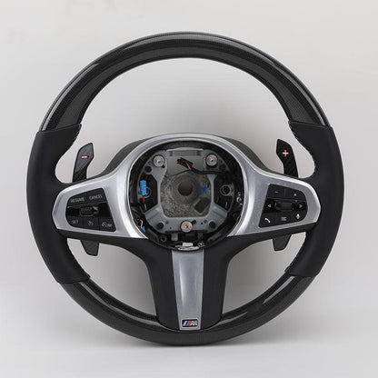 With M Sport MP Paddle Shifters Carbon Autos Carro Volant De Voiture Deportivo Volant for BMW G30 G31 G38 G11 G12 X7 G07 G21 G81 - YunLexus