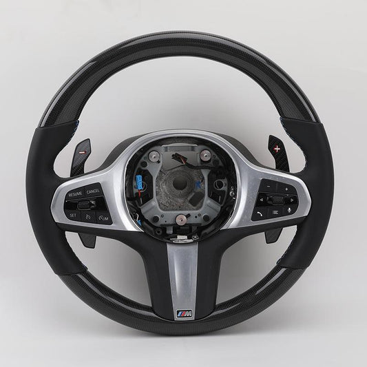With M Sport MP Paddle Shifters Carbon Autos Carro Volant De Voiture Deportivo Volant for BMW G30 G31 G38 G11 G12 X7 G07 G21 G81 - YunLexus