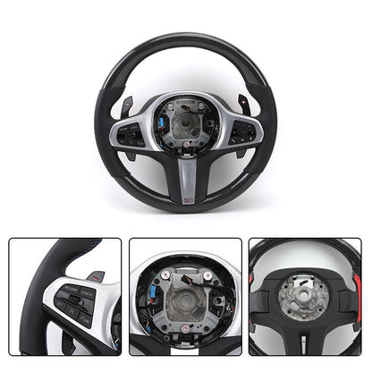 With M Sport MP Paddle Shifters Carbon Autos Carro Volant De Voiture Deportivo Volant for BMW G30 G31 G38 G11 G12 X7 G07 G21 G81 - YunLexus