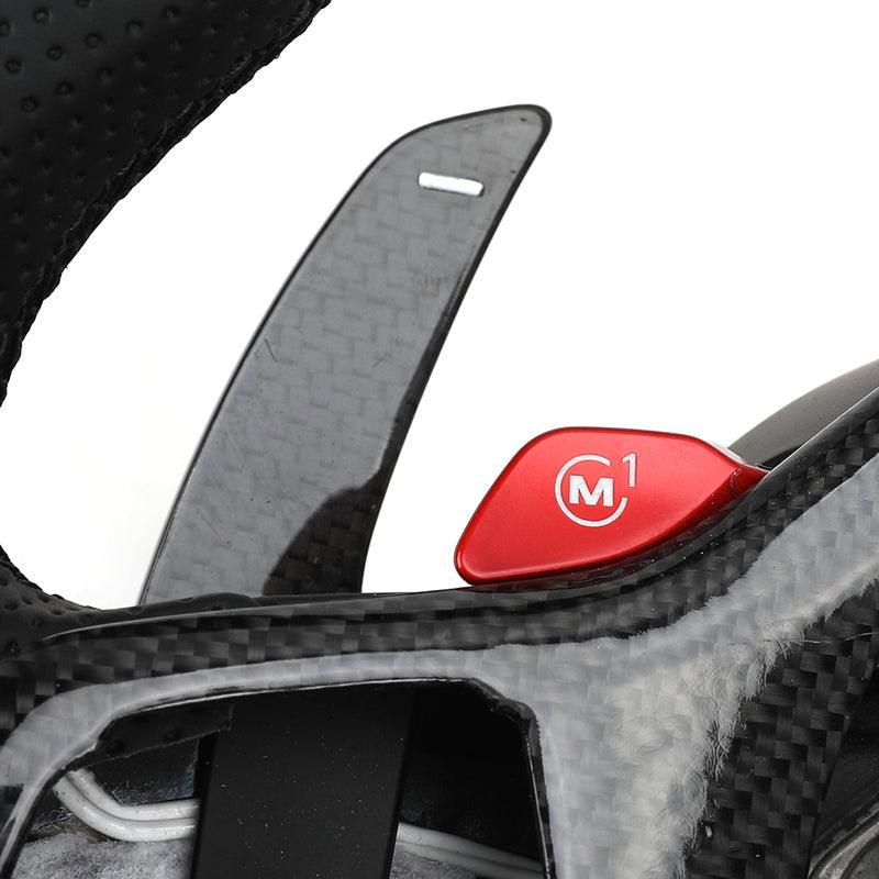 With M1 M2 Carbon Shift Paddle Leather LED M Sport Steering Wheel for BMW F30 F10 F20 F34 X4 X1 E84 E90 E60 X3 F25 X5 G05 G30 - YunLexus