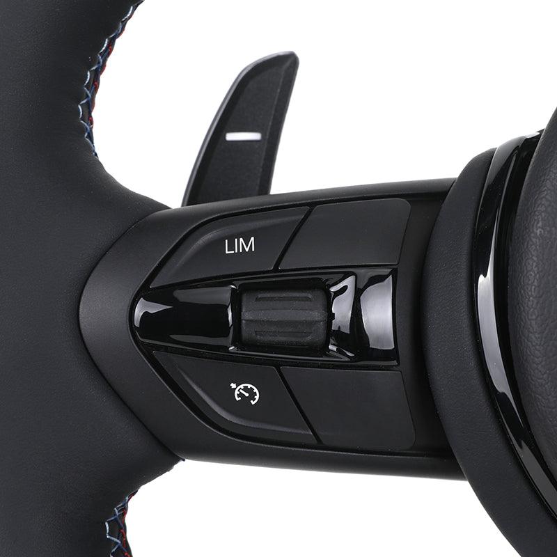 With Piano-black Trim M Sport Leather Steering Wheel for BMW F10 F20 F30 F40 F44 F45 F52 X1 F48 X2 F47 F80 F82 F87 M2 M3 M4 M5 - YunLexus