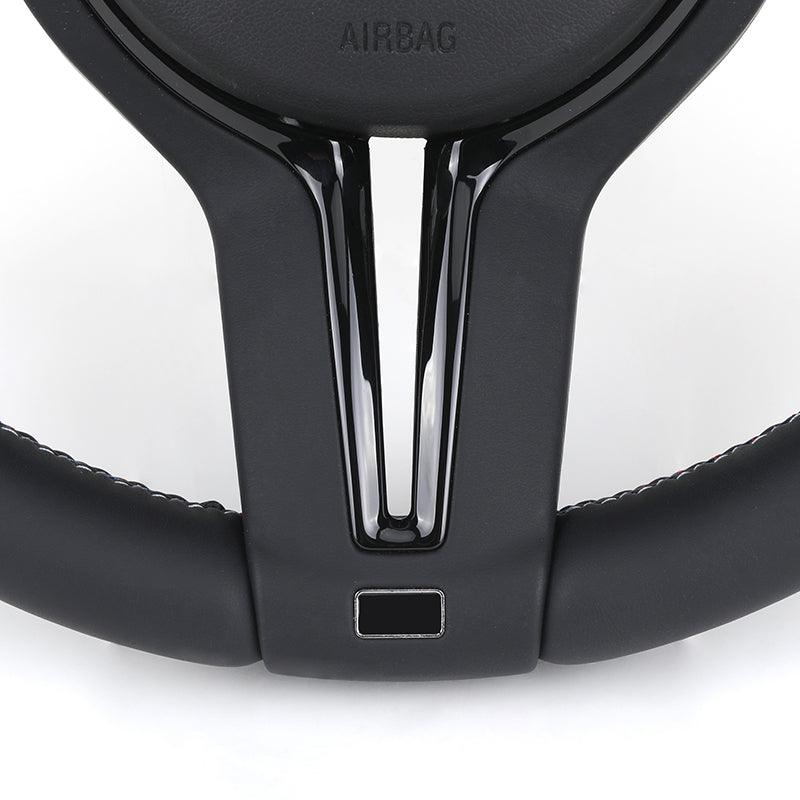 With Piano-black Trim M Sport Leather Steering Wheel for BMW F10 F20 F30 F40 F44 F45 F52 X1 F48 X2 F47 F80 F82 F87 M2 M3 M4 M5 - YunLexus