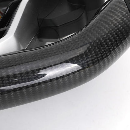 With Start Button Volant Lenkrad Sport Leather Carbon Steering Wheel for VW Golf R 6 7 MK7 7.5 Gti Gtd Polo Passat B6 Jetta - YunLexus Custom Custom Steering Wheels for VW