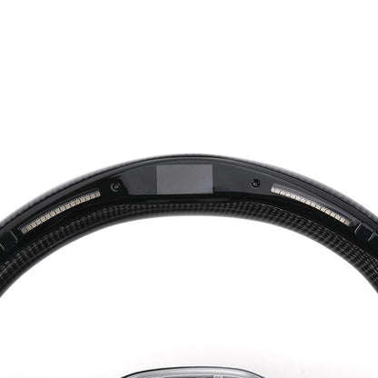 With Start Button Volant Lenkrad Sport Leather Carbon Steering Wheel for VW Golf R 6 7 MK7 7.5 Gti Gtd Polo Passat B6 Jetta - YunLexus Custom Custom Steering Wheels for VW