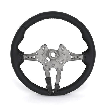 Without Center Trim Button Full Leather M Sport Steering Wheel Core for BMW F01 F10 F11 F06 F07 F12 F13 F01 F90 F91 F92 F93 - YunLexus