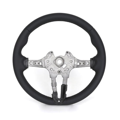 Without Center Trim Button Full Leather M Sport Steering Wheel Core for BMW F01 F10 F11 F06 F07 F12 F13 F01 F90 F91 F92 F93 - YunLexus