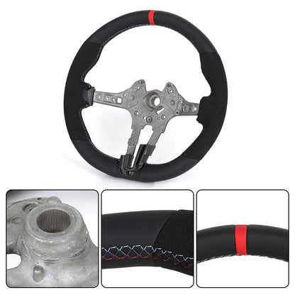 Without Center Trim Button Half Alcantara Steering Wheel Core for BMW F01 F02 F03 F06 F07 F10 F11 F12 F13 M5 F90 F91 F92 F93 - YunLexus