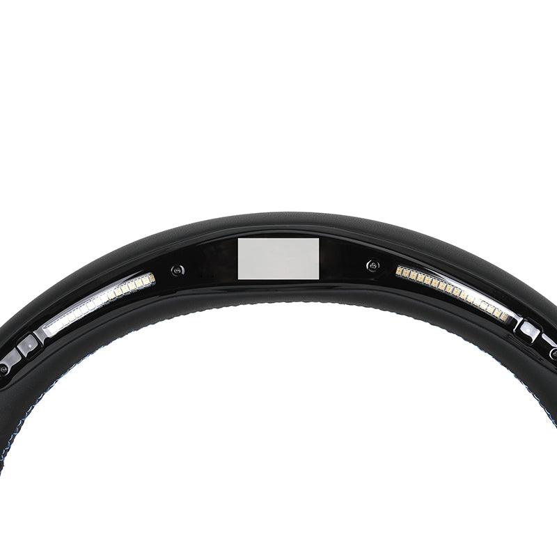 Without Center Trim Flat Bottom Half Leather LED Steering Wheel Core for BMW F10 F30 F32 F36 F80 M4 F82 M5 F90 E88 E90 E92 E93 - YunLexus