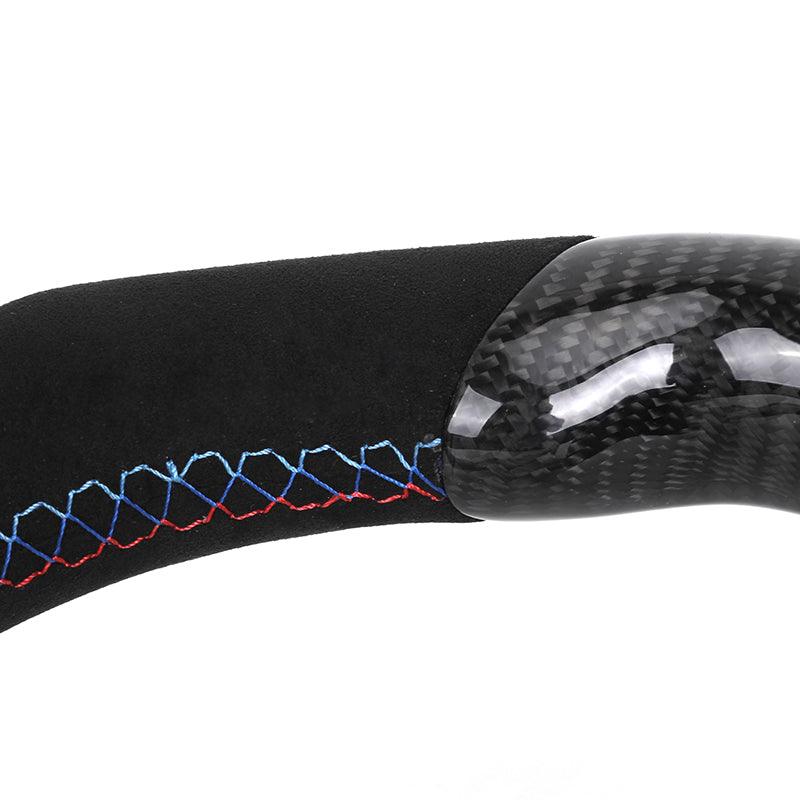 Without Center Trim Half Alcantara Carbon Steering Wheel Core for BMW F06 F07 F10 F20 F30 F32 F36 F80 F82 F90 E88 E90 E92 E93 - YunLexus