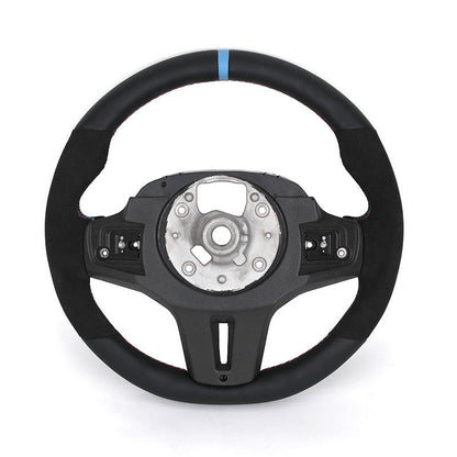 Without Center Trim Half Alcantara Steering Wheel Core for BMW G20 G30 G31 X3 G01 G38 X4 G02 X5 G05 X6 G06 G80 G22 G32 G11 G12 - YunLexus