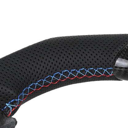 Without Center Trim Half Leather Carbon Steering Wheel Core for BMW F30 F32 F34 F35 F36 X1 F48 X2 F47 F25 F26 F15 F16 - YunLexus