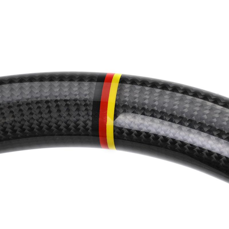 Without Center Trim Half Perforated Leather Carbon Steering Wheel Core for BMW G01 G02 G05 G06 G11 G12 G20 G30 G31 G32 G80 G81 - YunLexus