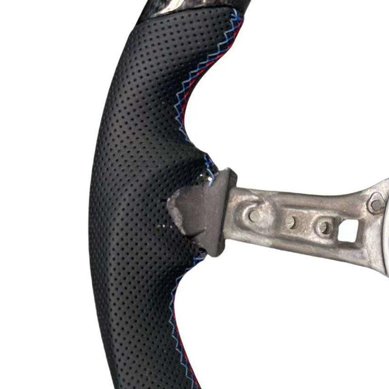 Without Center Trim Leather Carbon Fiber Steering Wheel Frame for BMW F10 F30 F31 F34 F36 F20 F15 F16 F25 F26 F80 F82 F87 F90 - YunLexus