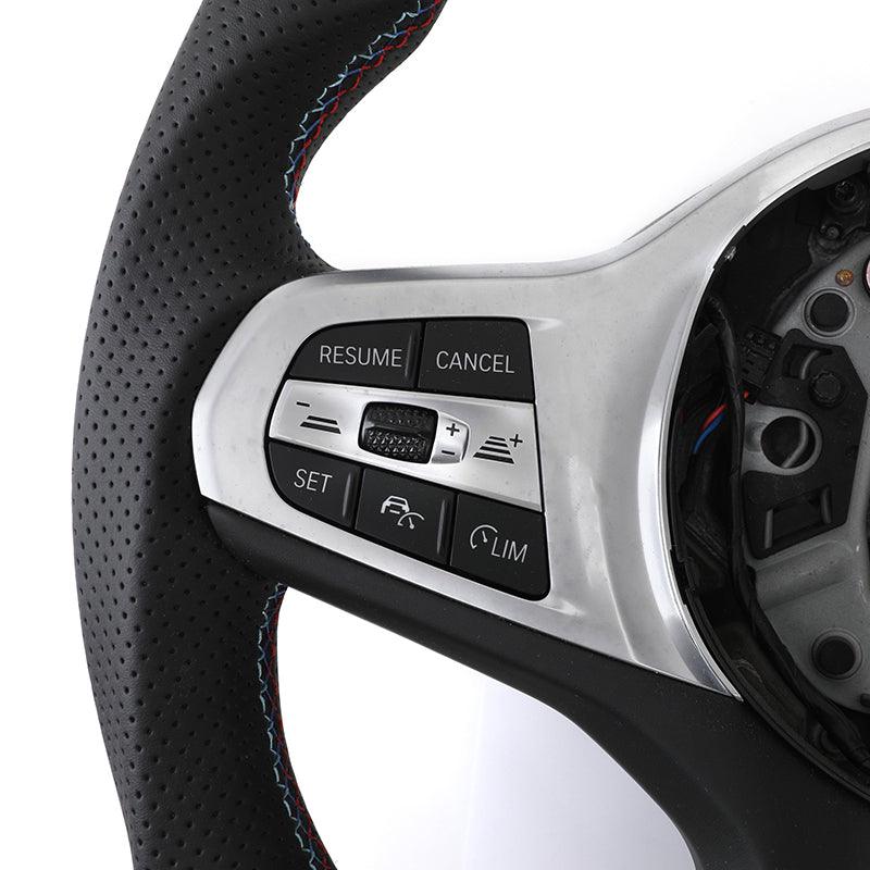 Without Paddle Shifters M Sport Custom Carbon Fiber Car Steering Wheel for BMW 5 7 Series G30 G31 G32 G38 G11 G12 X7 G07 M5 M7 - YunLexus