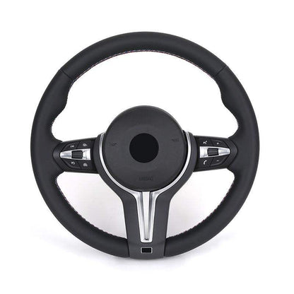 Without Shift Paddle M Sport Volant Leather Steering Wheel for BMW F01 F10 F11 F18 F20 F21 F30 F31 F33 F34 F36 X5 E70 X5 E71 - YunLexus