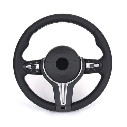 Without Shift Paddle M Sport Volant Leather Steering Wheel for BMW F01 F10 F11 F18 F20 F21 F30 F31 F33 F34 F36 X5 E70 X5 E71 - YunLexus