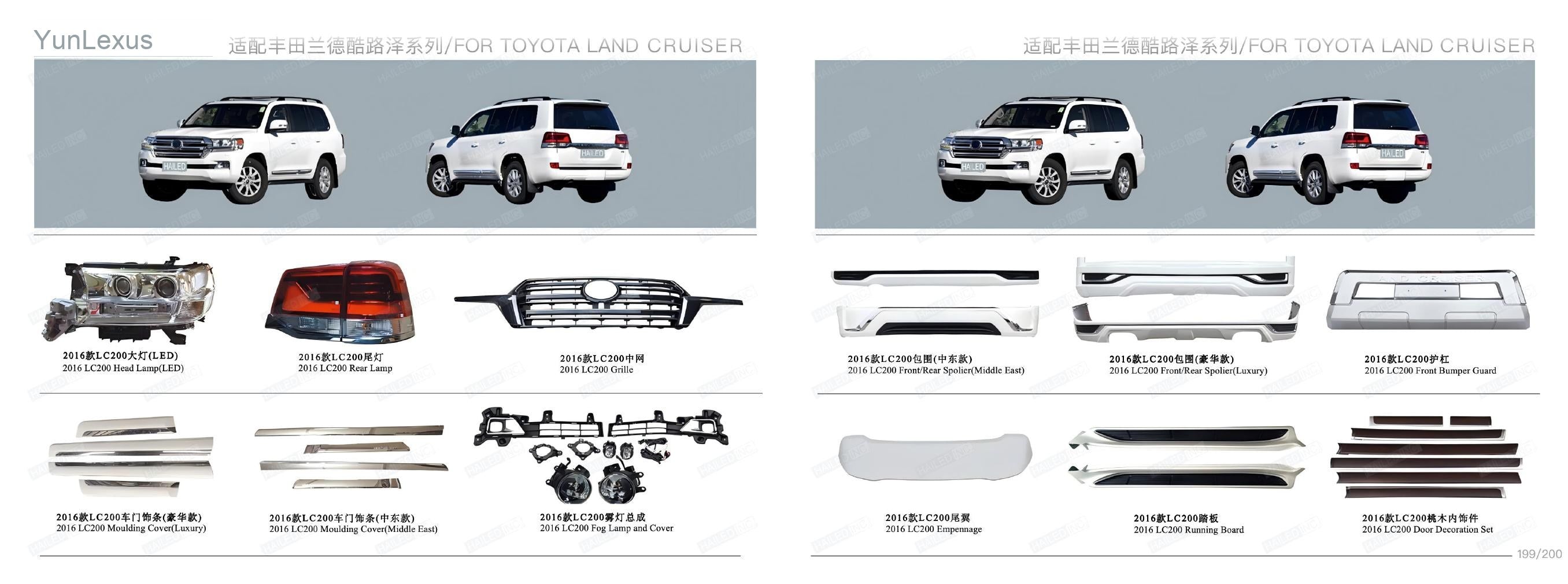 YunLexus Lexus exterior parts catalog page 102