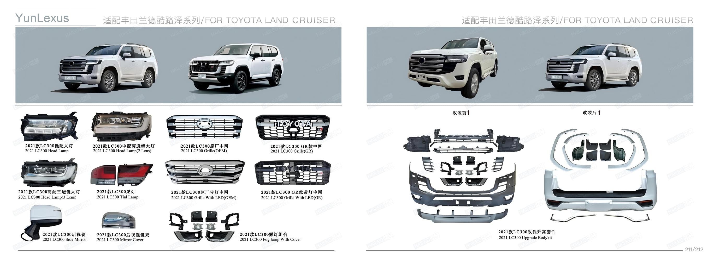 YunLexus Lexus exterior parts catalog page 108